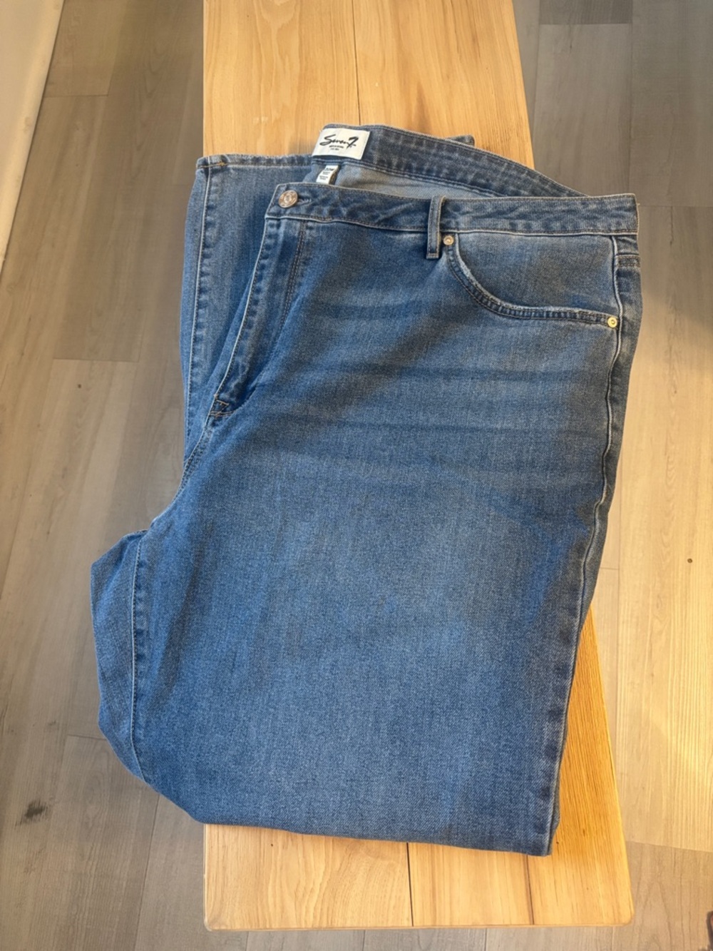 Silver Jeans Women's Medium Blue Relaxed-Fit Denim
